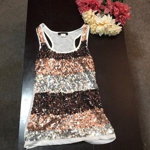 Sequin tank top!
